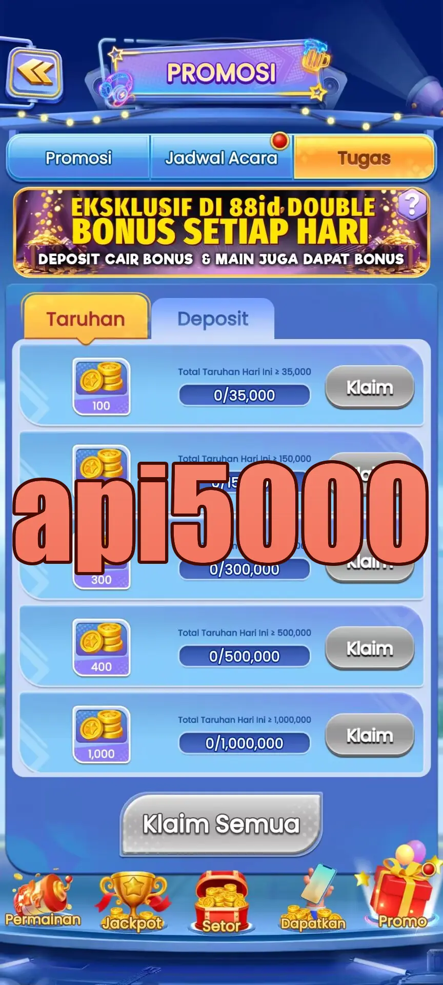 api5000 Masuk